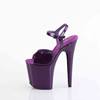 Pleaser - FLAMINGO809GP Sandale à bride à la cheville, Pole dance chaussures - Violet Product image
